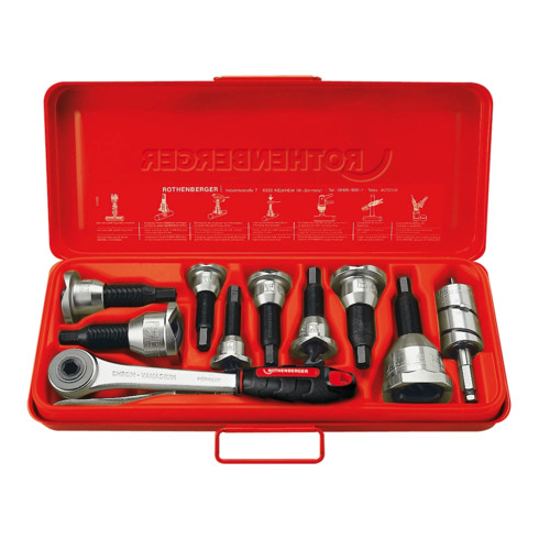 Rothenberger necker set 1/2-5/8-3/4-7/8"" - pour le cou