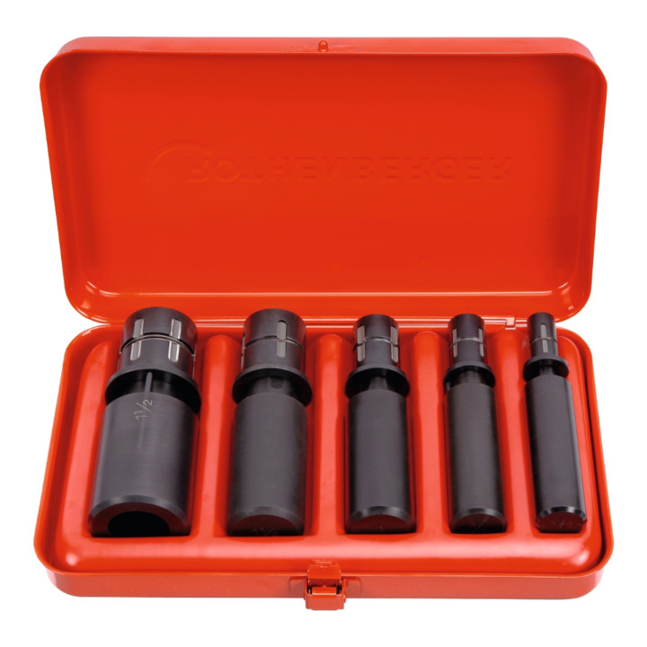 Rothenberger NIPPEL MAX-Set, 1/2-3/4-1-1.1/4-1.1/2"