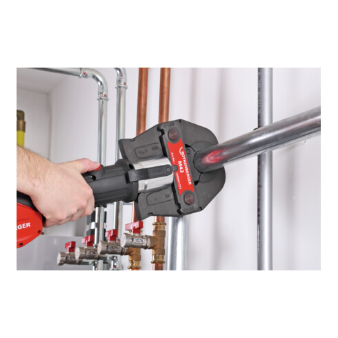 Rothenberger persbek standaard 3-link, M42 Systeem M metaal/NE metaal