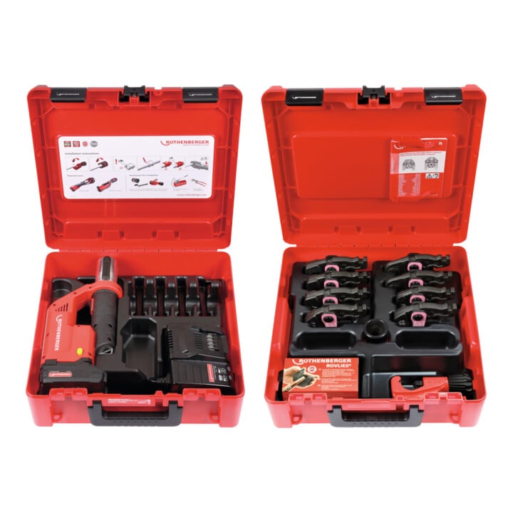 Rothenberger persmachine ROMAX Compact TT Maxipro 1/4"-1.1/8", 1x2Ah, EU