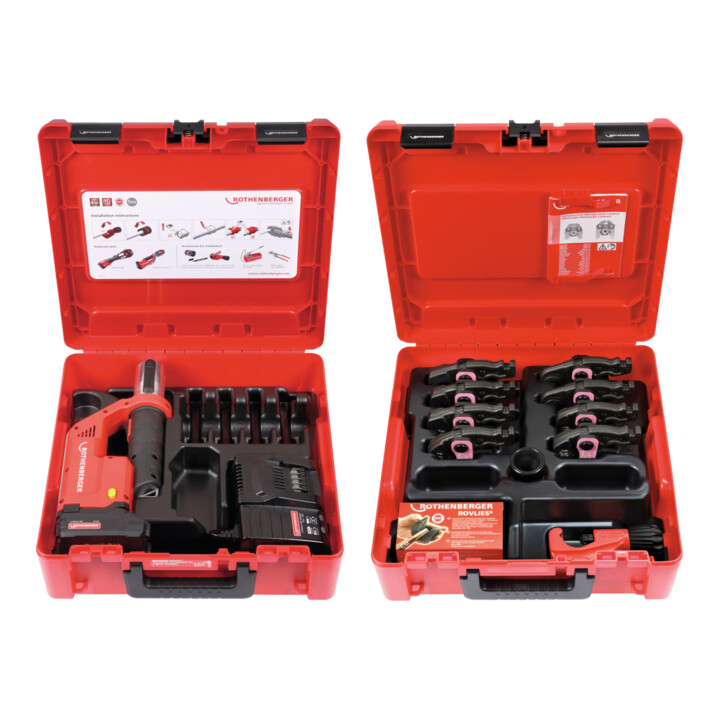 Rothenberger persmachine ROMAX Compact TT Maxipro 1/4"-1.1/8", 1x2Ah, EU