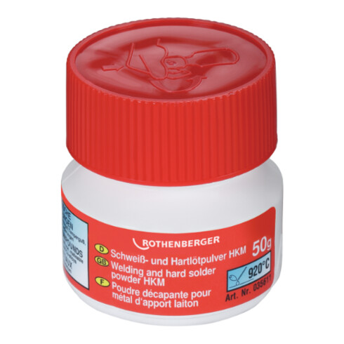 Rothenberger Poudre de brasage dur HKM selon DIN 29454, 50 g