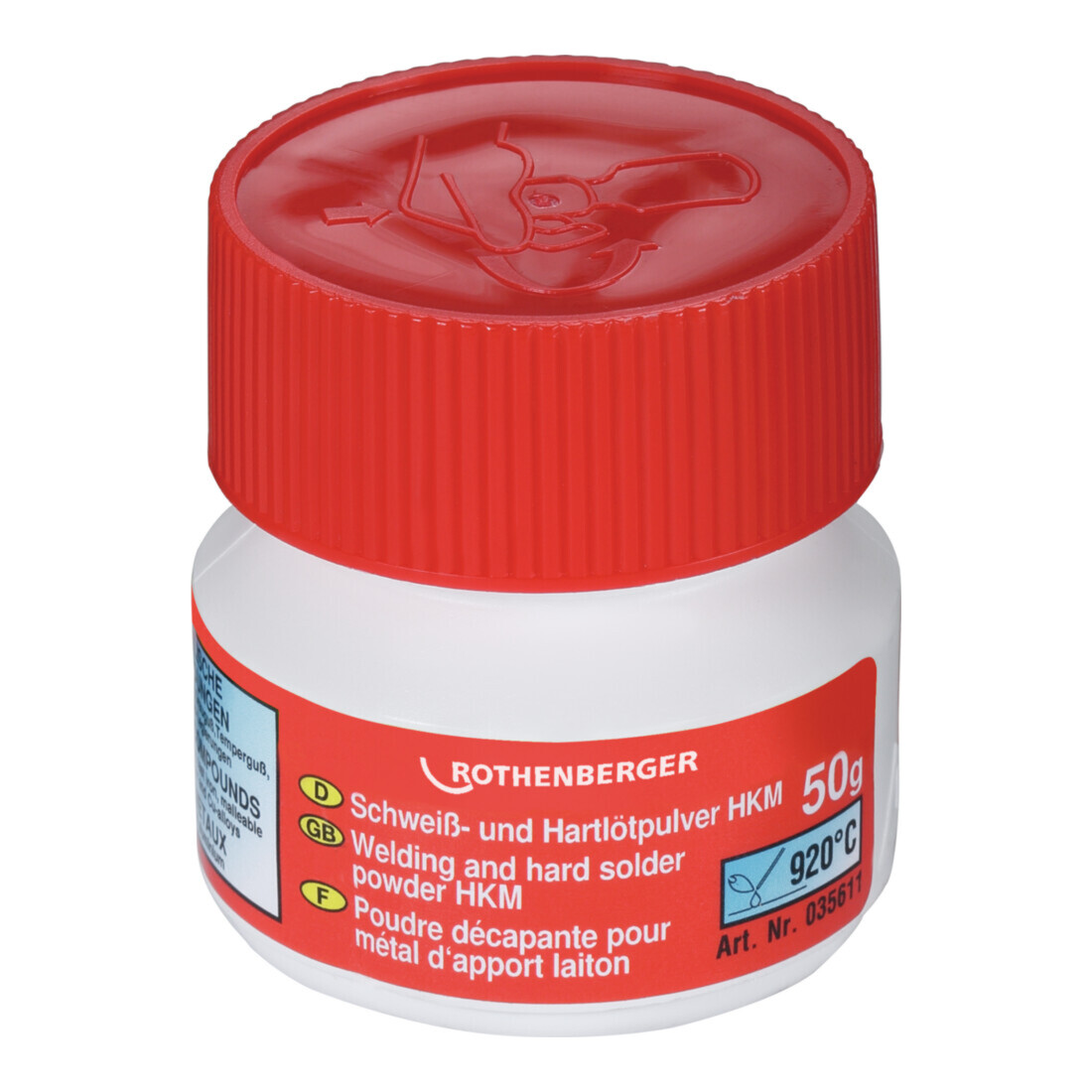 Rothenberger Poudre de brasage dur HKM selon DIN 29454, 50 g