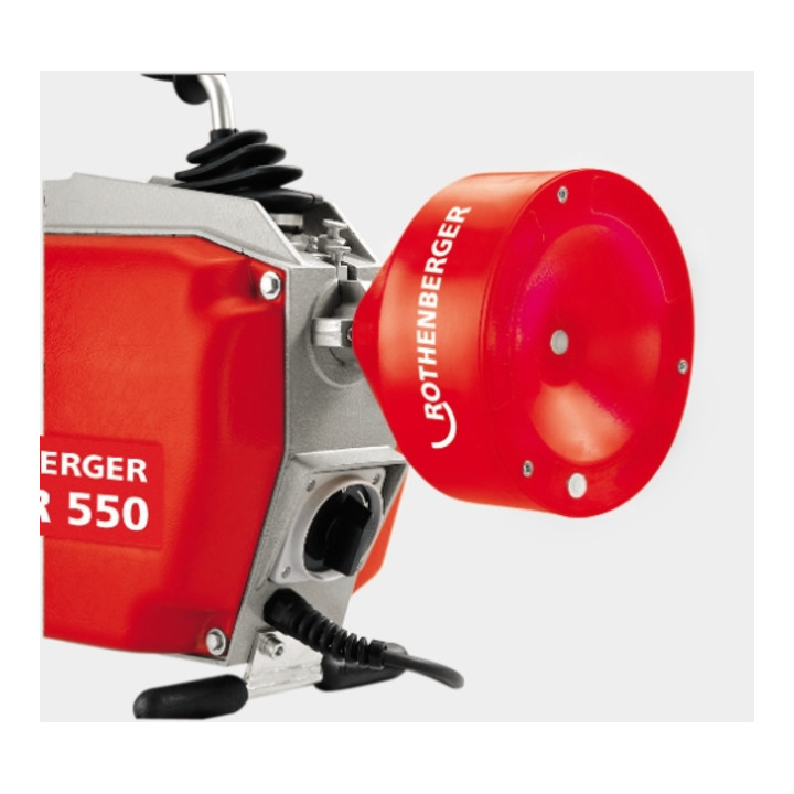 Rothenberger R550 Machine de nettoyage de tuyaux avec tuyau de guidage