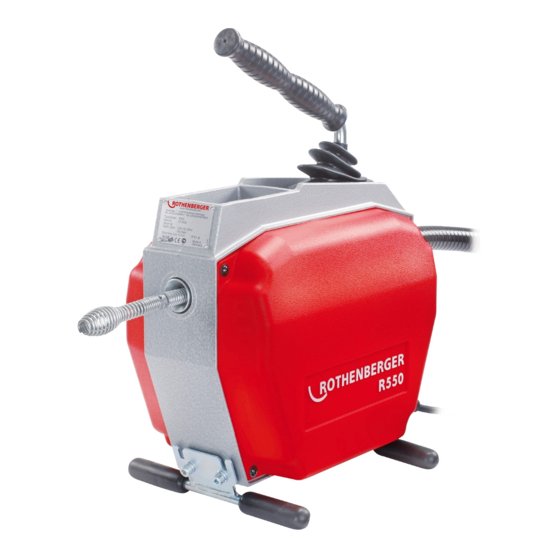 Rothenberger R550 Rohrreinigungsmaschine mit Führungsschlauch