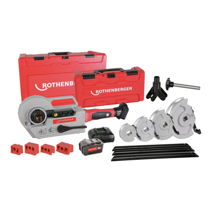 Rothenberger ROBEND 4000 E 4 Ah Set, 15-18-22-28mm