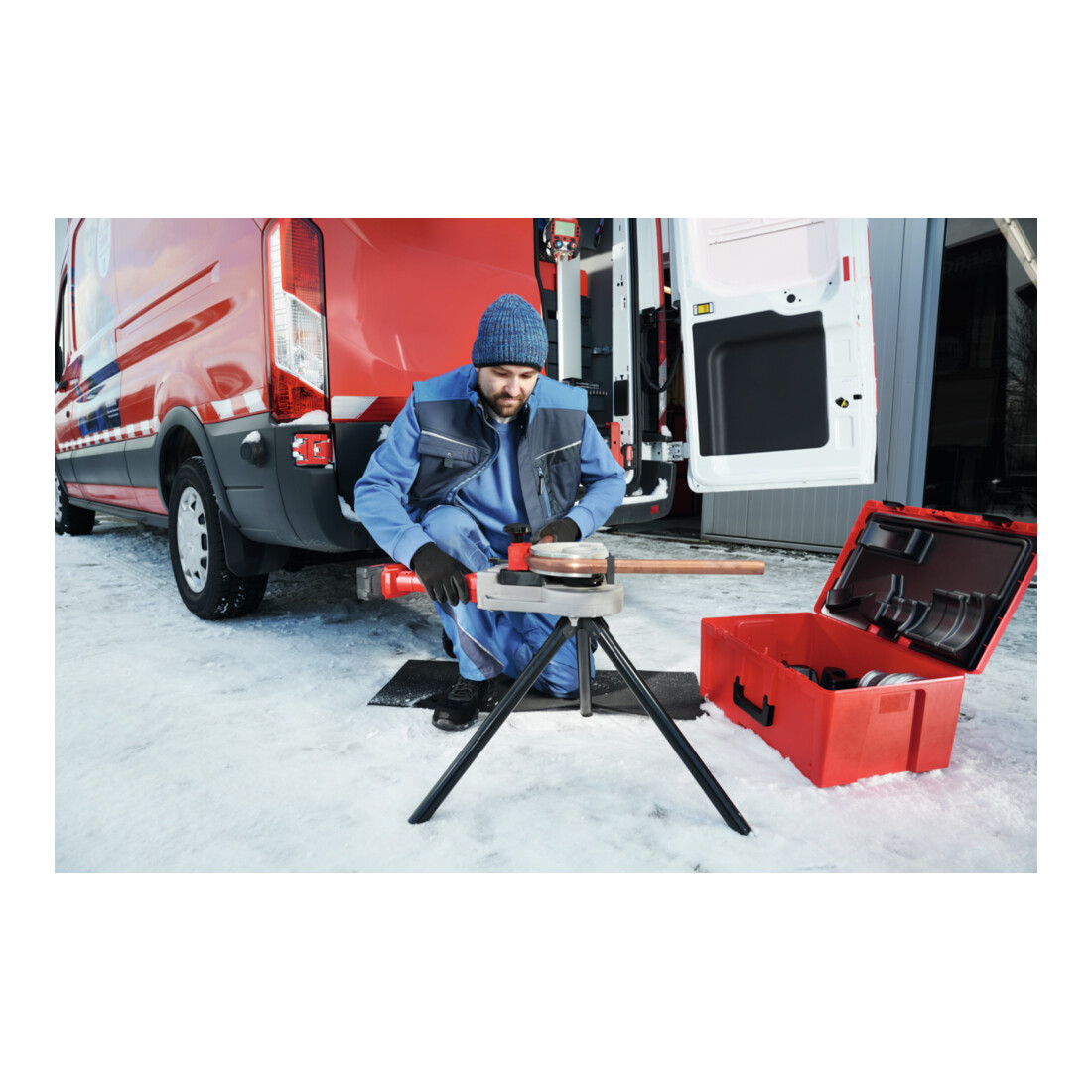 Rothenberger ROBEND 4000 E 4 Ah Set, 15-18-22-28mm