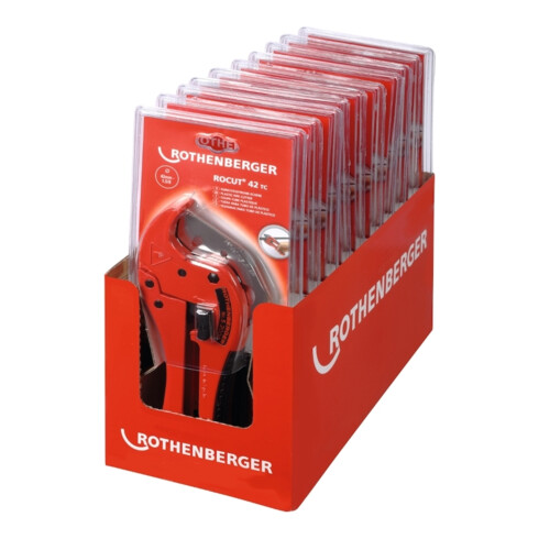 ROTHENBERGER Rocut Tc 42, cisaille à tube plastique, 6-42 mm, affichage