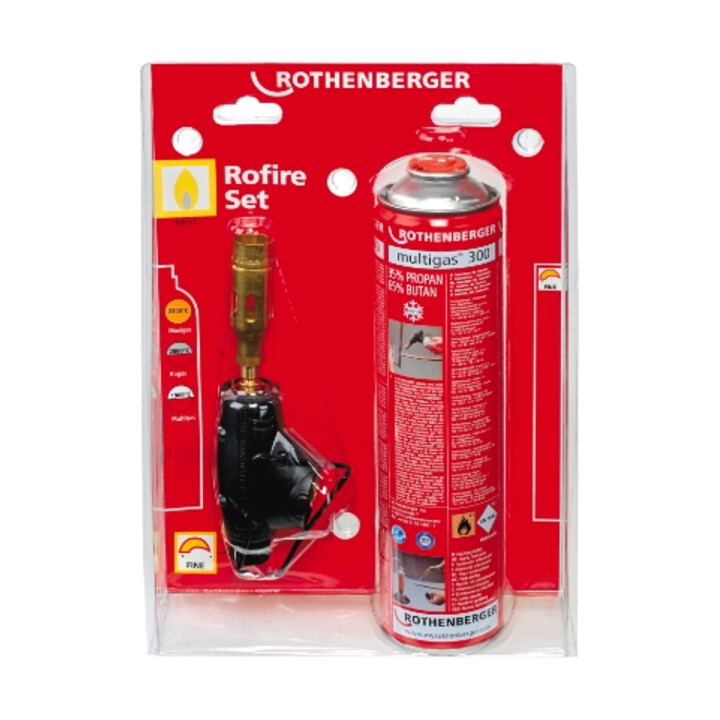 Rothenberger ROFIRE Set con Multigas 300, 7/16"-EU