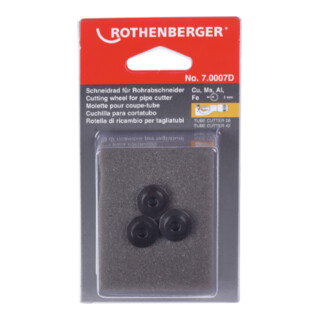 Rothenberger Roue de coupe CU-AL-FE pour TC28/42