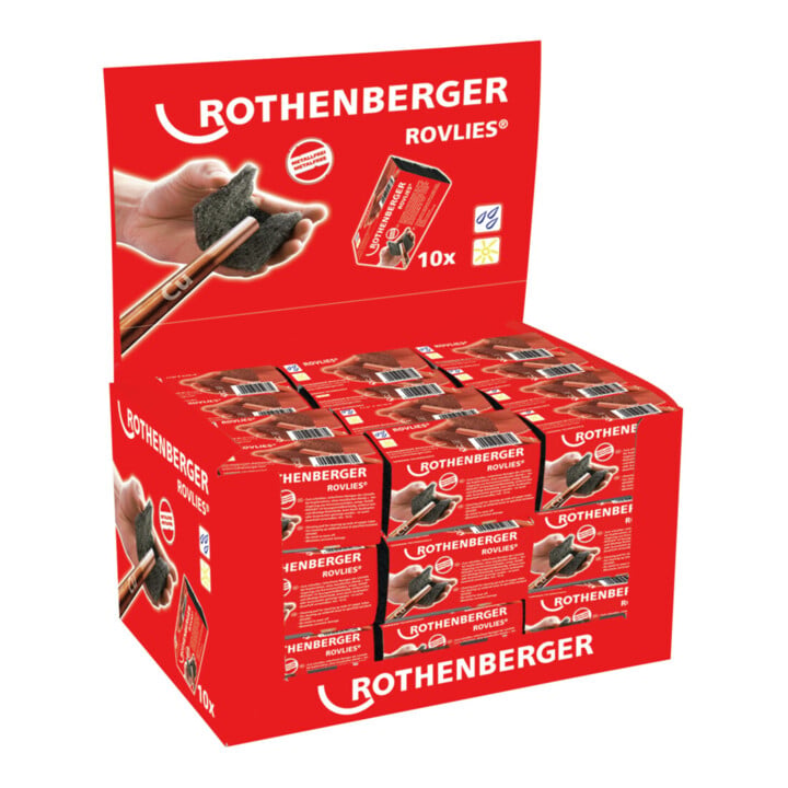 Rothenberger ROVLIES Présentoir, 36 paquets de 10 pièces
