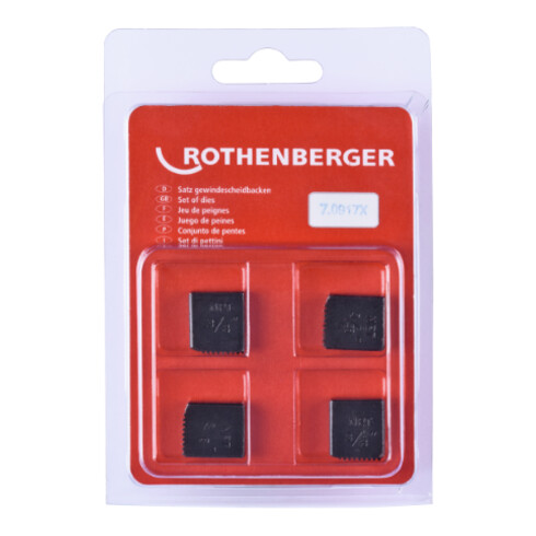 Rothenberger SC Schneidbacken, NPT, 3/8", 4St.