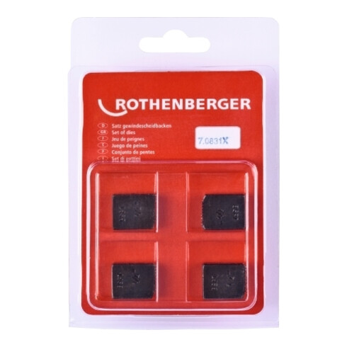 ROTHENBERGER Schneidbacken BSPT rechts 1/4" Satz