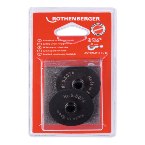 Rothenberger Schneidrad für ROCUT/Rohrabschneider Automatik Größe 3, 2 Stück