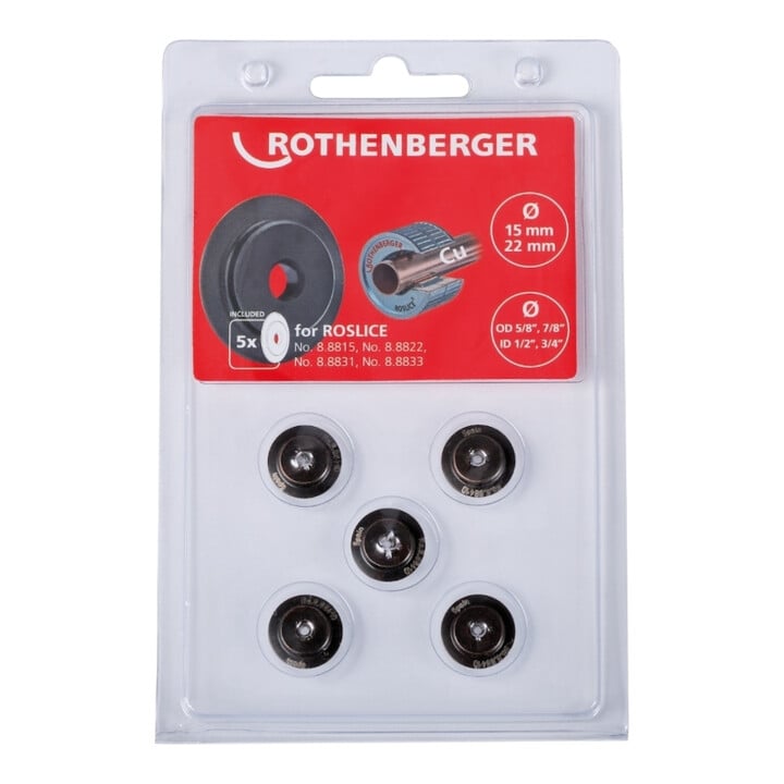 ROTHENBERGER Schneidrad Für Roslice, R Ohrabschneider, 15+22mm
