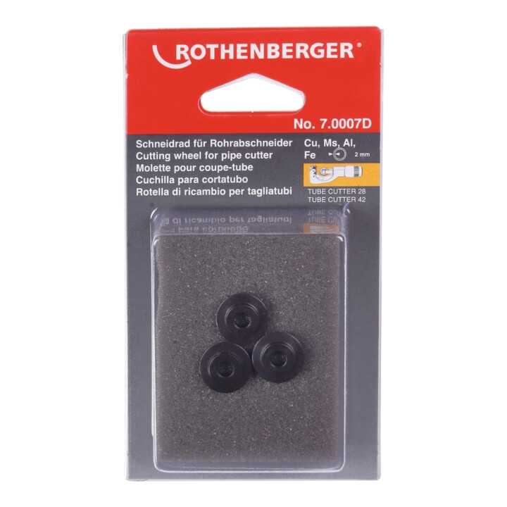 ROTHENBERGER Schneidrad Für Rotrac 28/ 42, Cu-Al-Fe, 3St.