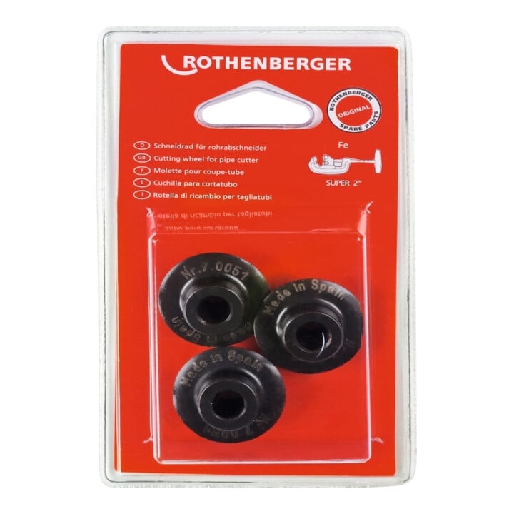 Rothenberger Schneidrad für SUPER 2", 3 Stück