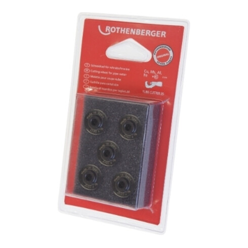 Rothenberger Schneidrad für TUBE CUTTER 35, Cu-MS-Al-FE, 5 Stück