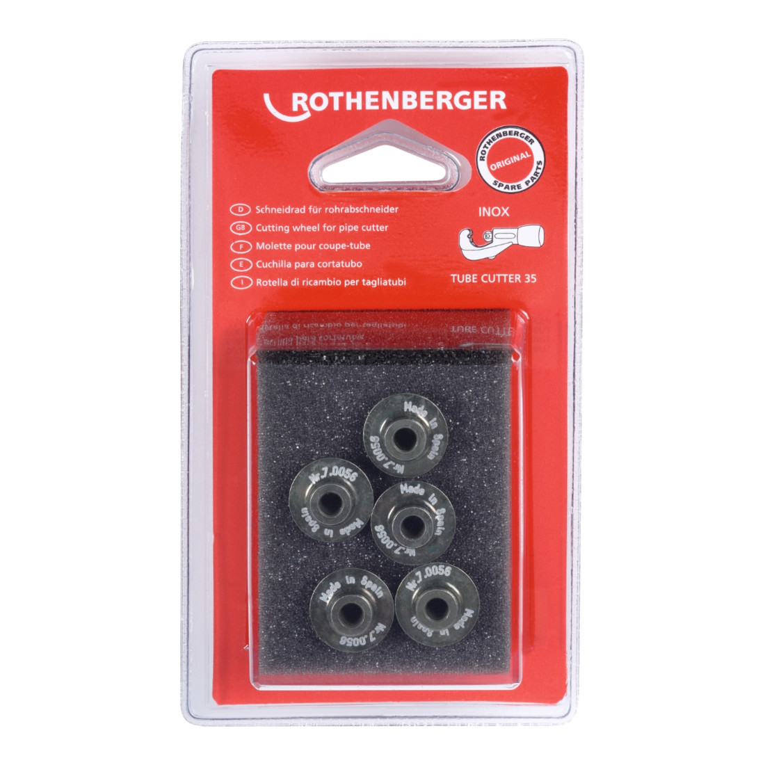 Rothenberger Schneidrad INOX TUBE CUTTER 35/42 Pro und TC 42 XL