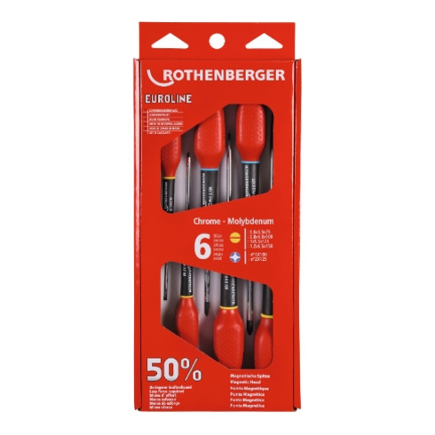 Rothenberger Schraubendreher-Set EUROLINE, PH& Schlitz