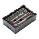 Rothenberger Set de clés à douille 6 pans 17 pcs 1/4"-4