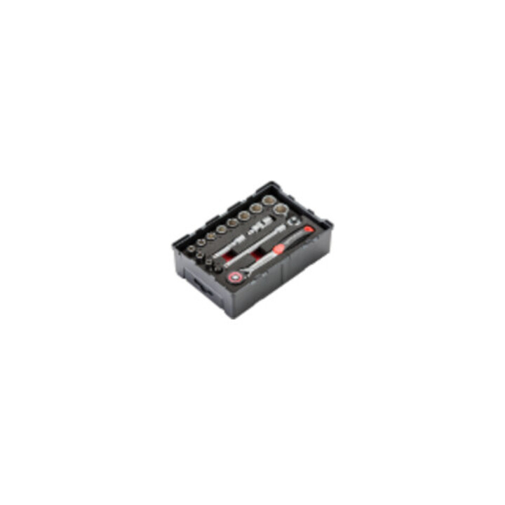 Rothenberger Set de clés à douille 6 pans 17 pcs 1/4"