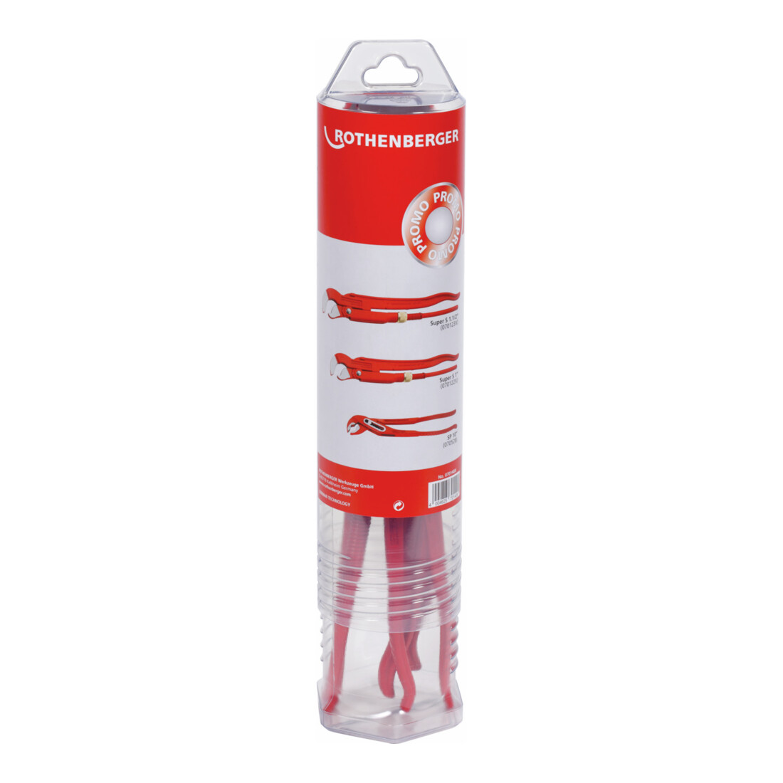 Rothenberger Set di pinze 1-1.1/2" e Wapu 10", 3pz.