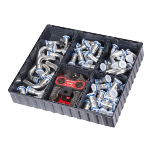 Rothenberger Sistema per valigetta ROCASE 4414 con 2 vassoi e 12 ROBOX