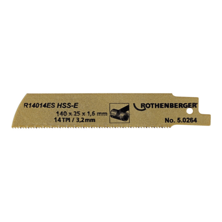 Rothenberger Spezial-Rohrsägeblatt HSSE,140x25x1,6