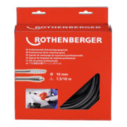 Spirale Rothenberger, 10mmx7,5m avec tête d'abattage 10 mm