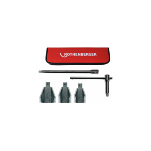 Rothenberger Standhahnmuttern-Set,SW32-47,Griff+Verl.