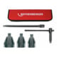 Rothenberger Standhahnmuttern-Set,SW32-47,Griff+Verl.