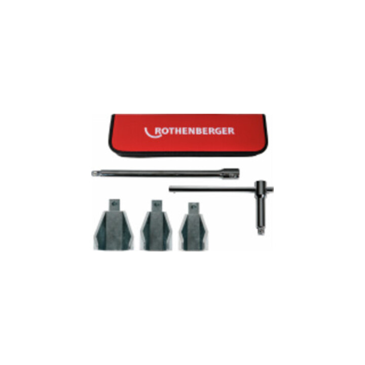 Rothenberger Standhahnmuttern-Set,SW32-47,Griff+Verl.