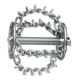 Rothenberger Testa catena con punte, 4 catene e anello