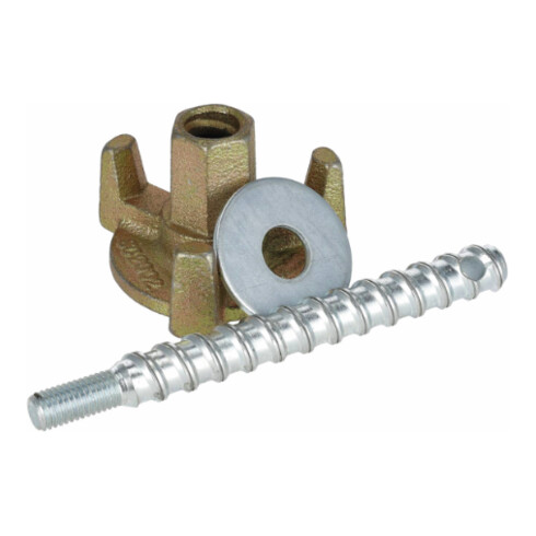 Rothenberger Tige filetée béton + rondelle en U + écrou