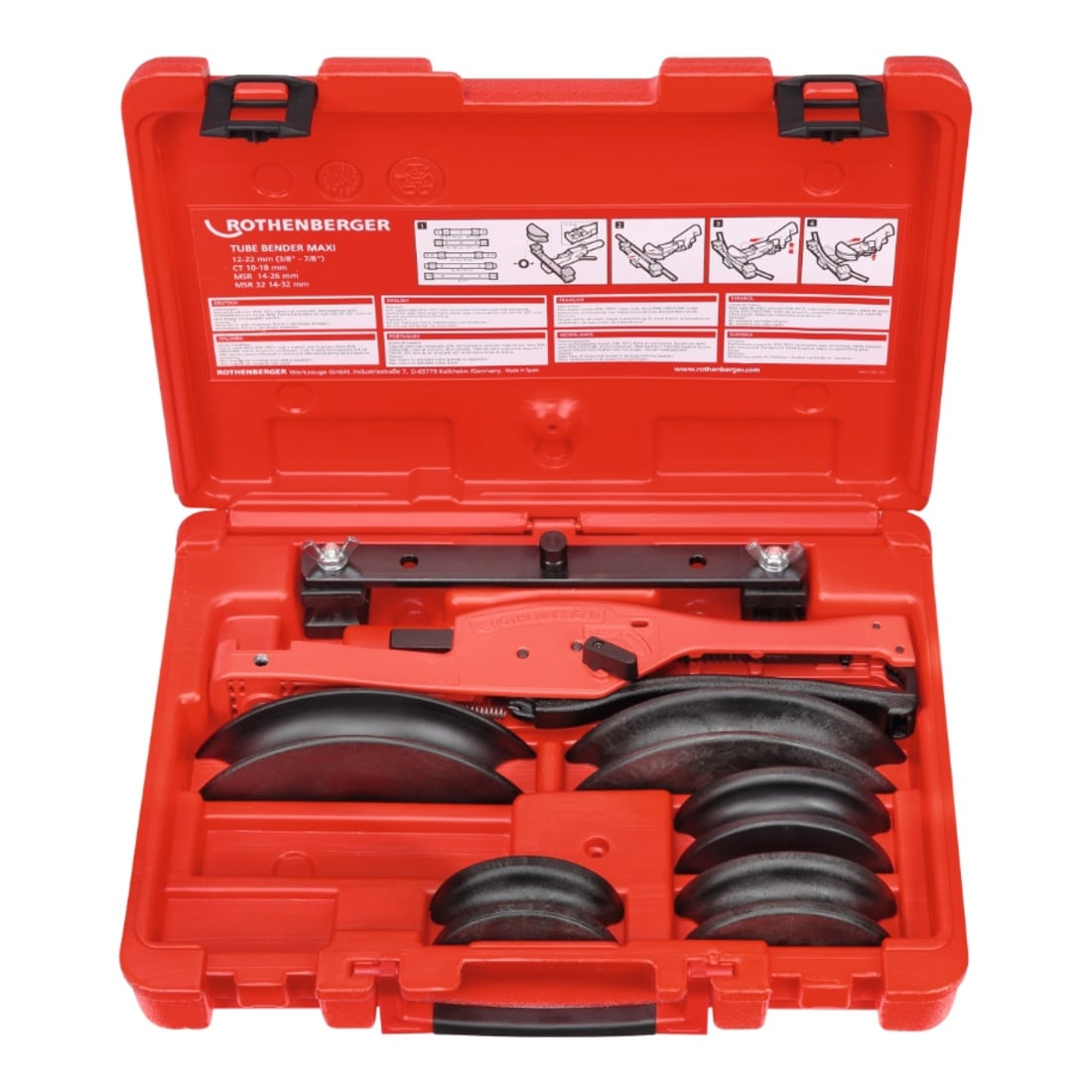 Rothenberger TUBE BENDER MAXI Set, MSR, 14-16-18-20-26 mm