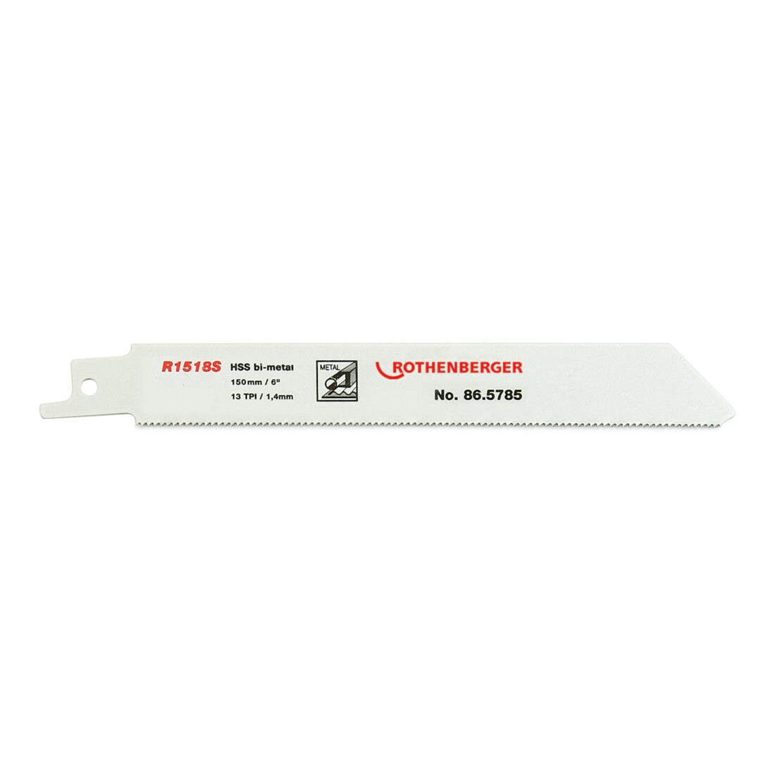 Rothenberger Universal-Sägeblatt HSS Bi-Metall, 150x20x0,9, 5 Stück