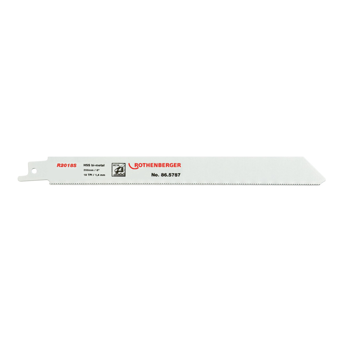 Rothenberger Universal-Sägeblatt HSS Bi-Metall, 200x20x0,9, 5 Stück