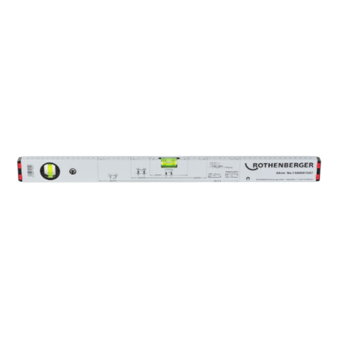 Rothenberger Alu-Wasserwaage 600mm, mit Magneten