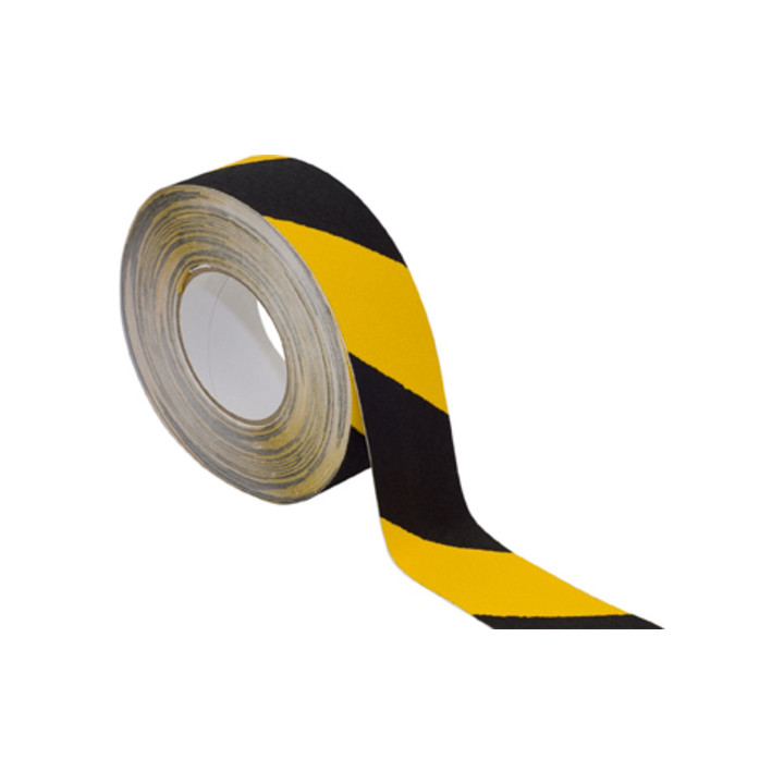 Roll Rotolo di nastro antiscivolo nero/giallo, L=18m