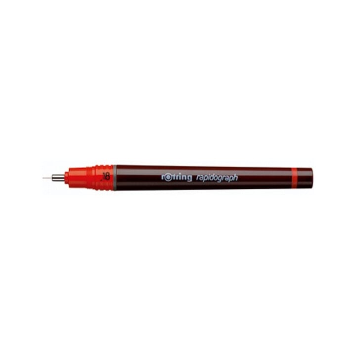 rotring Tuschefüller rapidograph S0203150 1903476 0,18mm rot