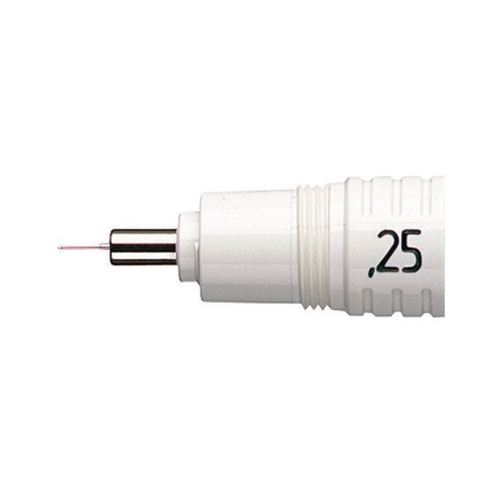 rotring Zeichenkegel rapidograph S0219270 0,25mm weiß