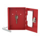 ROTTNER Armoire à clés avec serrure à cylindre DIN droite, acier rouge-2