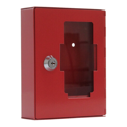 ROTTNER Armoire à clés avec serrure à cylindre DIN droite, acier rouge