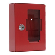 ROTTNER Armoire à clés avec serrure à cylindre DIN droite, acier rouge