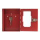 ROTTNER Armoire à clés avec serrure à cylindre DIN droite, acier rouge-2
