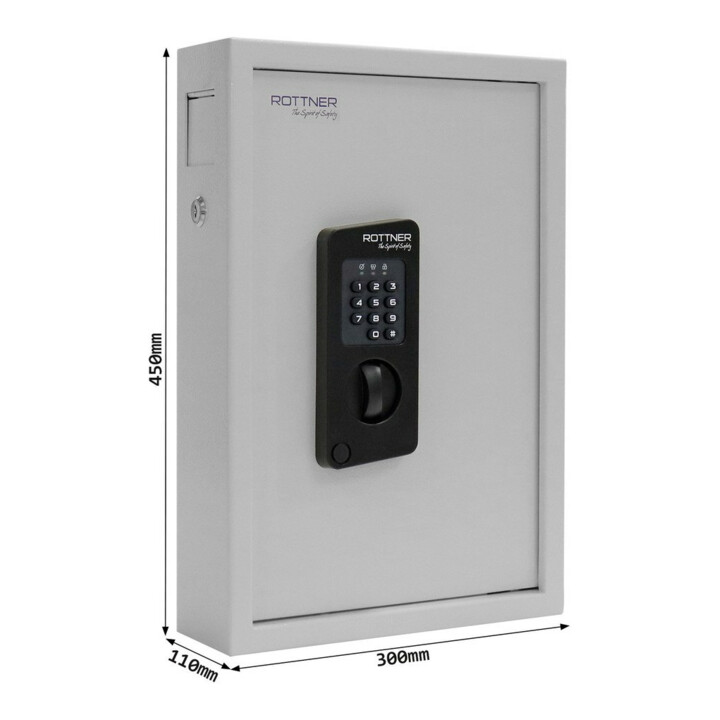 ROTTNER Armoire à clés électronique Keytronic 48 Dimensions ext. 450x300x90 (H×L×P)