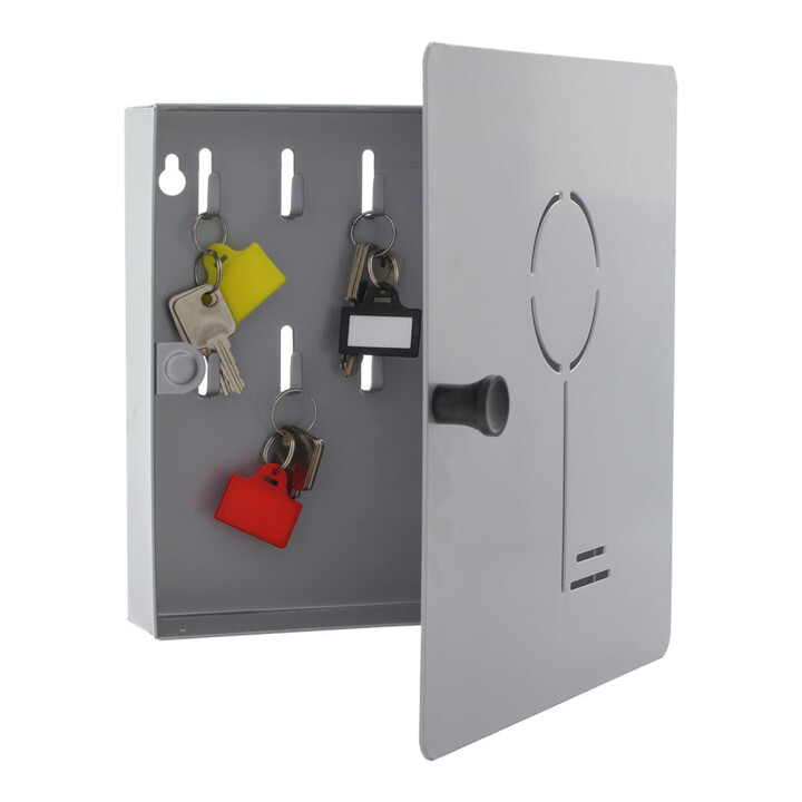 ROTTNER Armoire à clés Key Collect T06142 10 crochets fermeture magnétique argentée