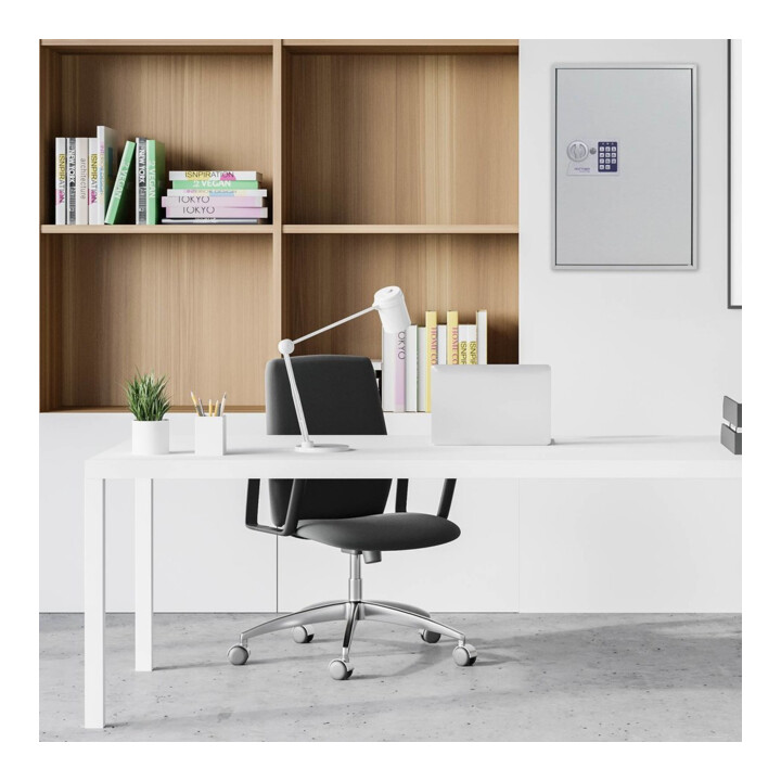 ROTTNER Armoire à clés S 100 EL serrure électronique gris clair