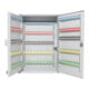 ROTTNER Armoire à clés S 200 serrure à cylindre gris clair